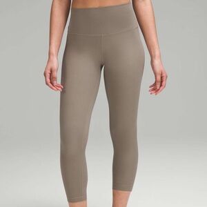 Lululemon Align Ribbed High-Rise Crop 23” | Carbon Dust | Size 10